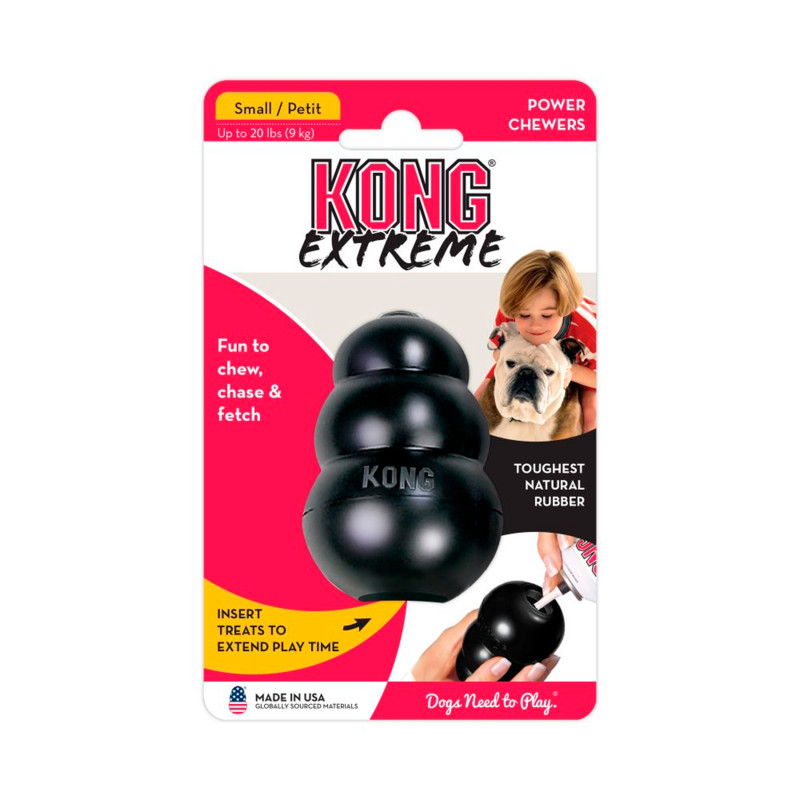 Produktbild för KONG Leksak Kong Extreme Svart S 7cm Musta