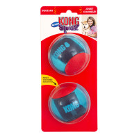 Miniatyr av produktbild för KONG Leksak Squeezz Action Ball 2p Flerfärgad L 8cm