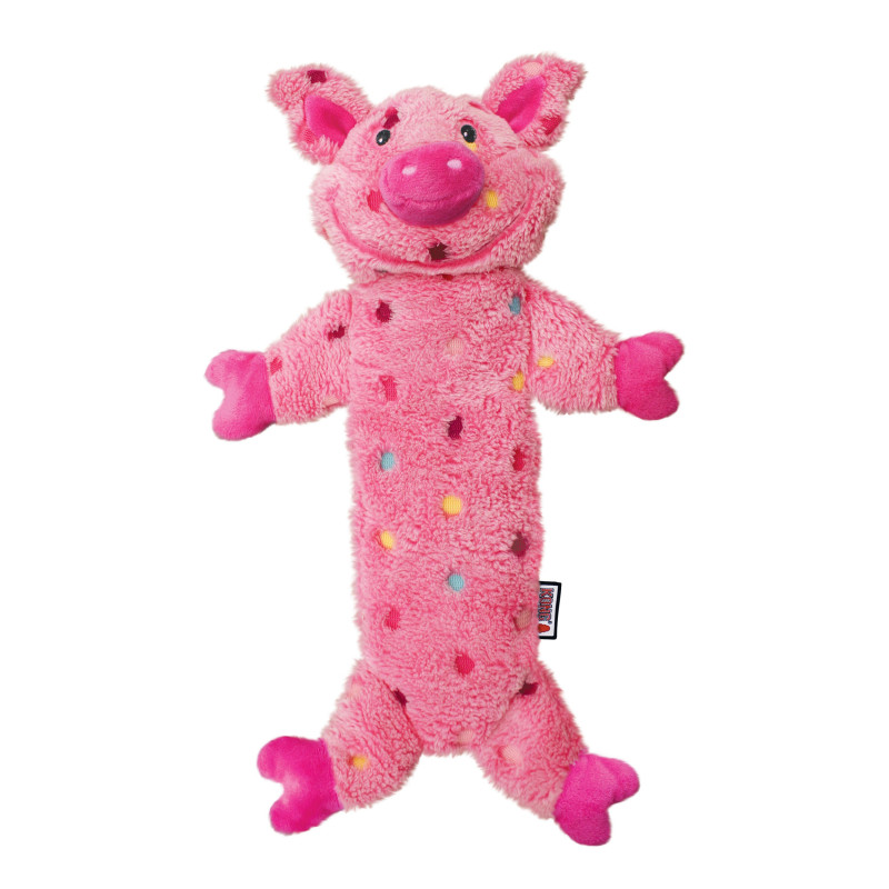 Produktbild för KONG Leksak LowStuff Pig Rosa L 40cm