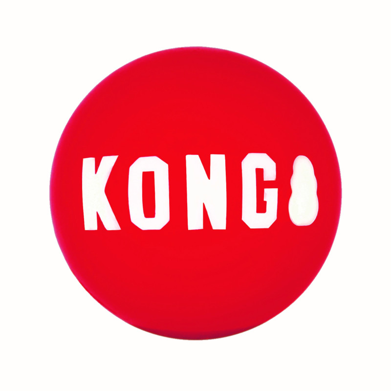 Produktbild för KONG Leksak Signature Balls 2p Röd L 8cm