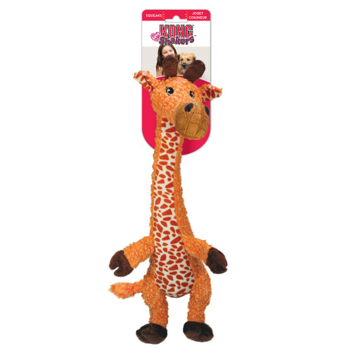 KONG KONG Leksak Shakers Luvs Giraffe Orange L 45cm