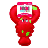 Produktbild för KONG Leksak Belly Flops Lobster Röd M 28cm