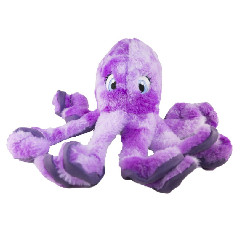 Produktbild för KONG Leksak SoftSeas Octopus Lila L 27cm