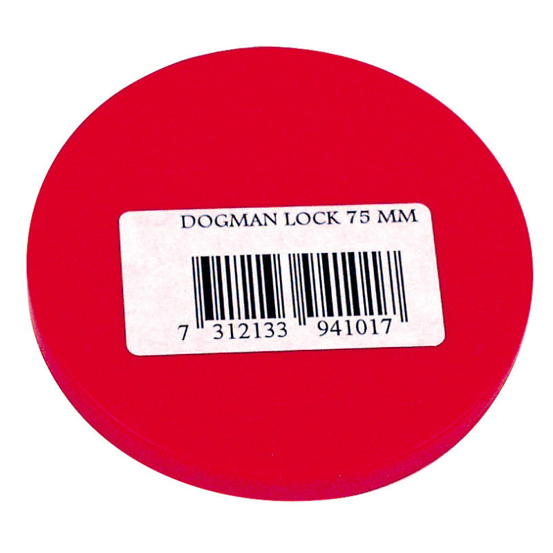 Produktbild för Dogman Burklock Basic Grå S 75mm