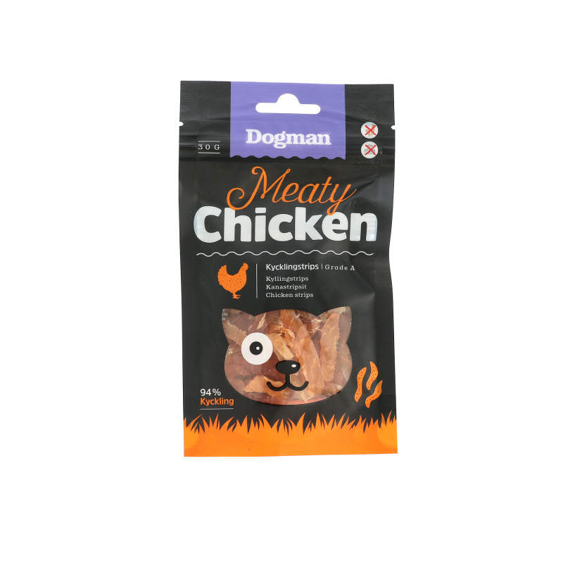 Produktbild för Dogman Chicken strips 30g