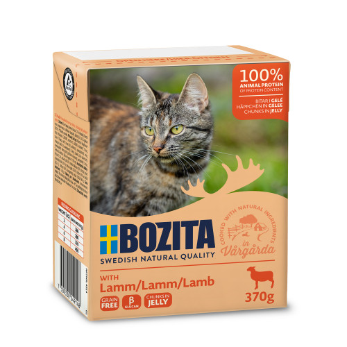 BOZITA Lamb Chunks In Jelly Våtfoder För Katt 370g