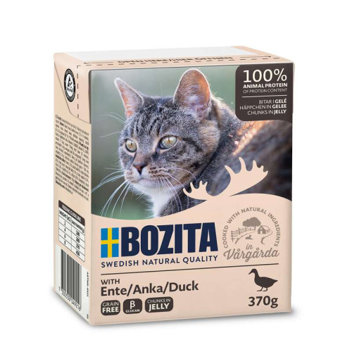 BOZITA Duck Chunks In Jelly Våtfoder För Katt 370g