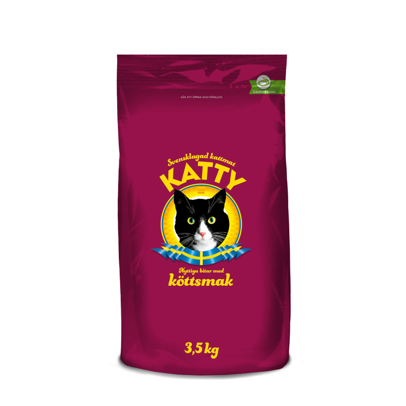 Produktbild för Katty Nyttiga bitar med köttsmak 3,5kg