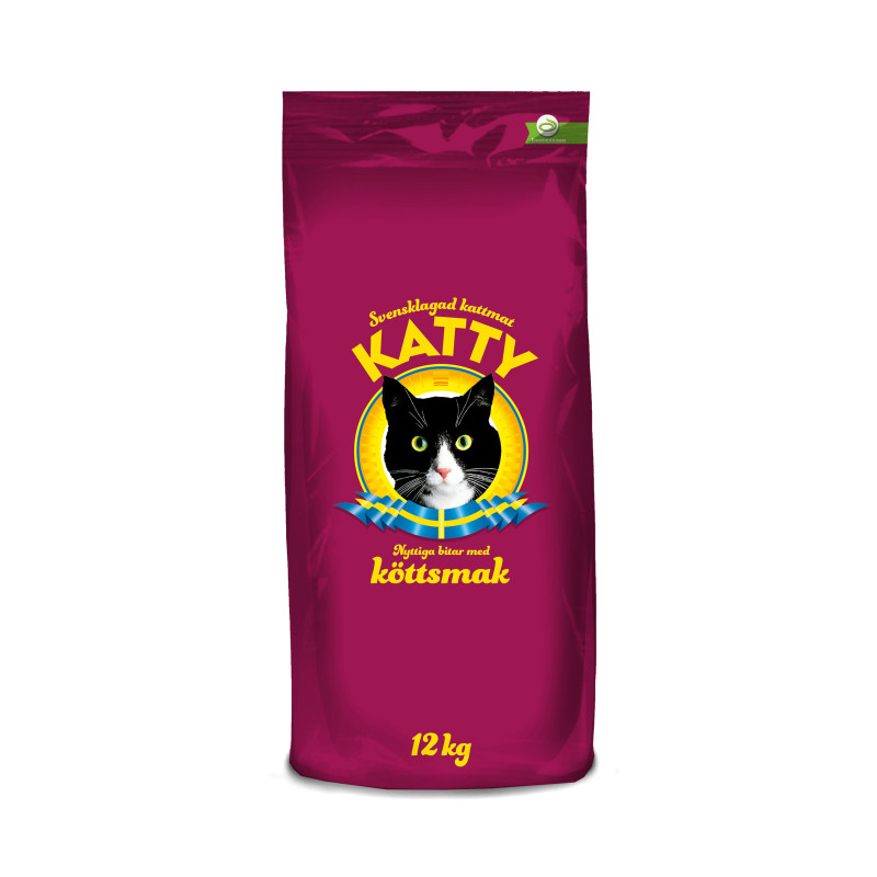 Produktbild för Katty Nyttiga bitar med köttsmak 12kg
