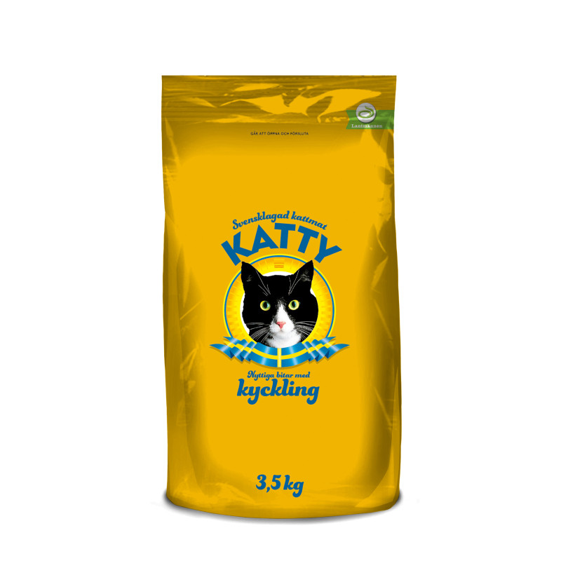 Produktbild för Katty Nyttiga bitar med kyckling 3,5kg