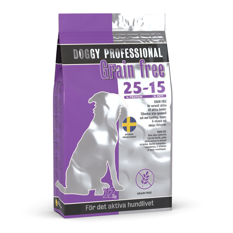 Produktbild för Doggy Professional Grain Free 12kg