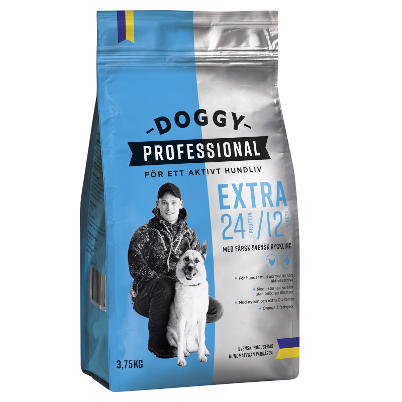 Produktbild för Doggy Professional Extra 3,75kg