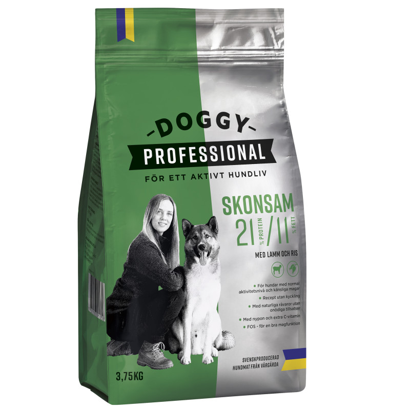 Produktbild för Doggy Professional Skonsam 3,75kg