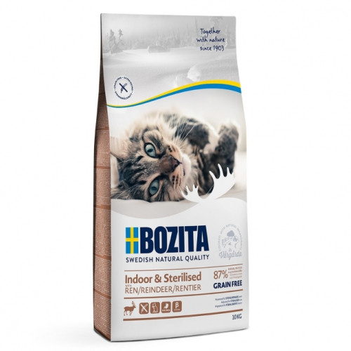 BOZITA Indoor & Sterilised Reindeer Grain Free Kattmat 10