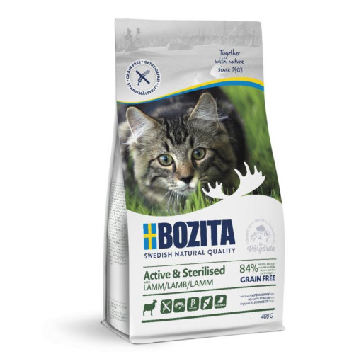 BOZITA Active Sterilised Grain Free Kattmat 400g