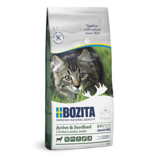 BOZITA Active Sterilised Grain Free Kattmat 2kg