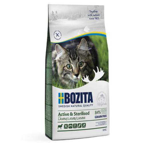 BOZITA Active Sterilised Grain Free Kattmat 10kg