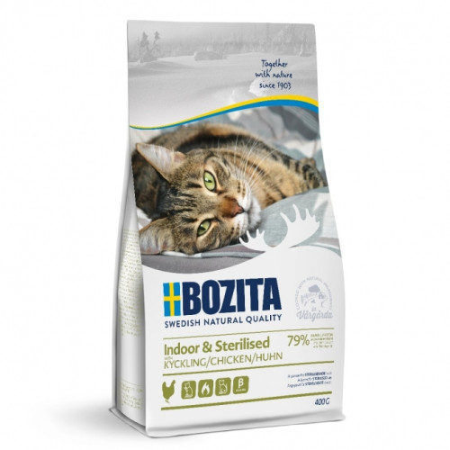 BOZITA Indoor & Sterilised Chicken Kattmat 400g