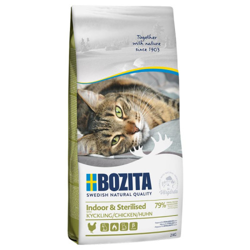 BOZITA Indoor & Sterilised Chicken Kattmat 10kg