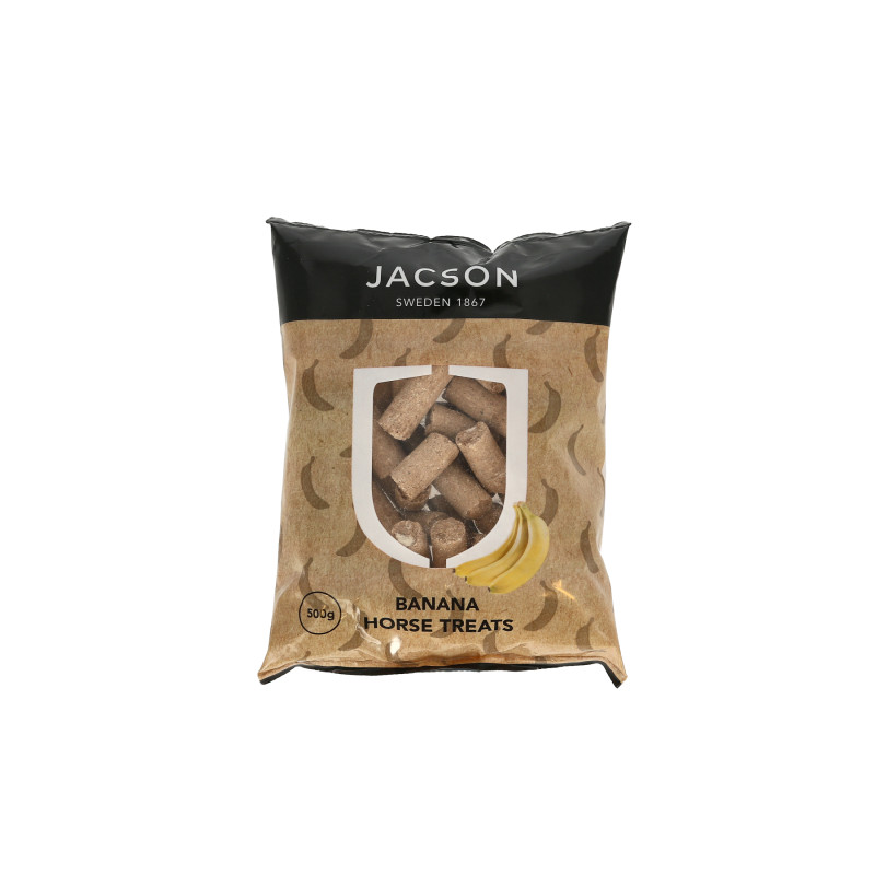 Produktbild för Jacson Hästgodis Banan 500g