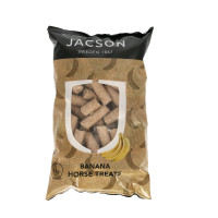 Miniatyr av produktbild för Jacson Hästgodis Banan 1kg