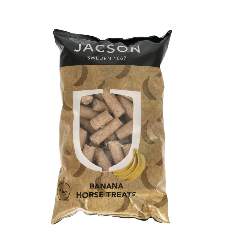 Produktbild för Jacson Hästgodis Banan 1kg
