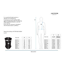 Miniatyr av produktbild för Jacson Rio Ryggskydd Svart Junior S Musta