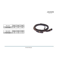 Miniatyr av produktbild för Jacson Colorado Lädertygel Brun Ponny