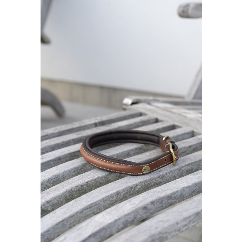Produktbild för Jacson Arezzo Hundhalsband Brun 35cm