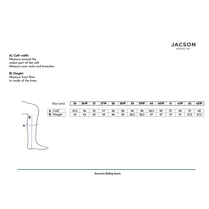 Produktbild för Jacson Sorrento Ridstövel Svart 38