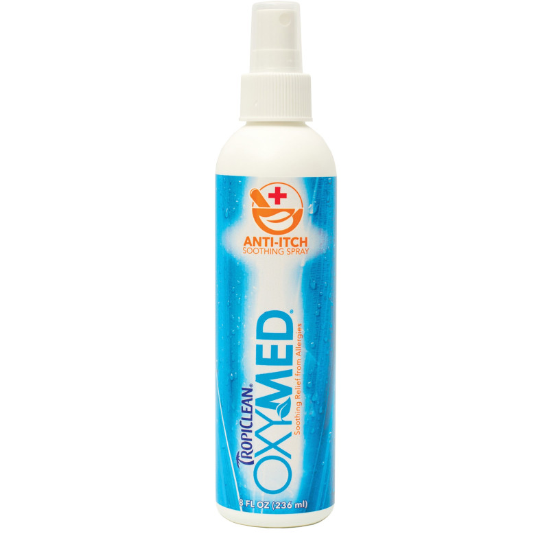 Produktbild för Tropiclean Oxymed Anti-Itch spray 236ml