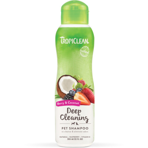 TROPICLEAN Shampoo Deep Cleaning Berry Coconut