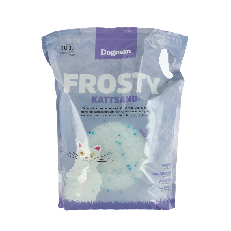 Produktbild för Dogman Kattsand Frosty original 10L