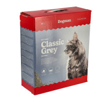 Miniatyr av produktbild för Dogman Kattsand Classic grey Grå 10L
