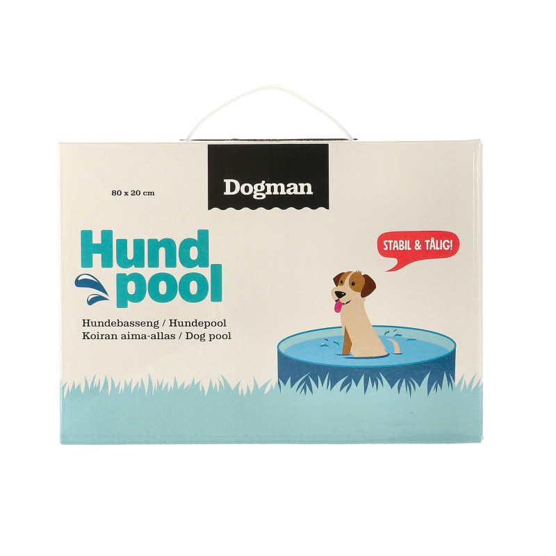 Produktbild för Dogman Pool Plask Blå M 100L