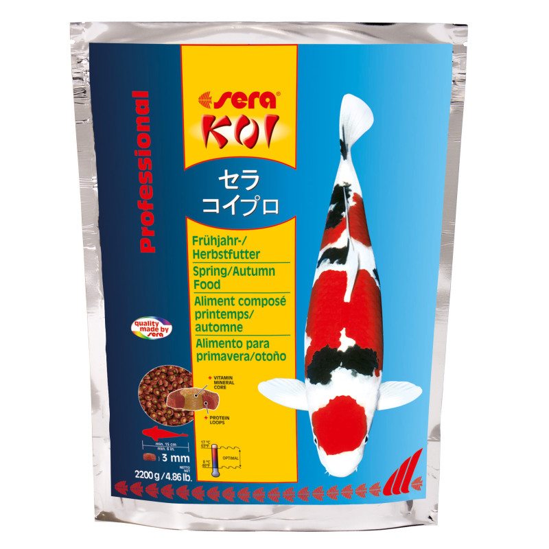 Produktbild för Sera Koi Professional pellets M 2,2kg