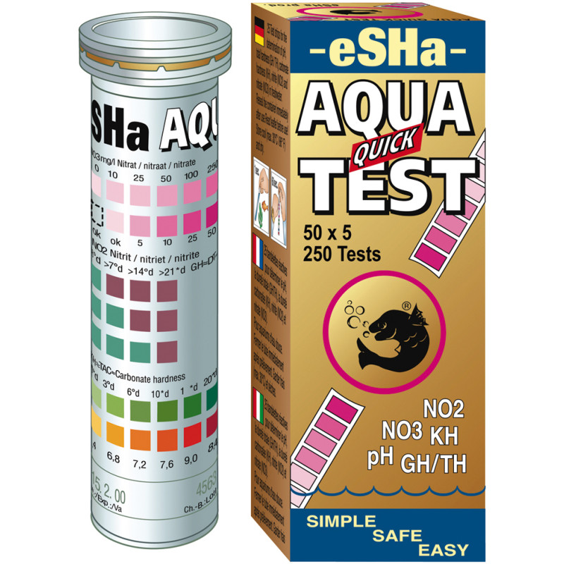 Produktbild för Seahorse Vattentester eSHa Quick 50p