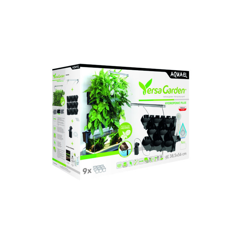 Produktbild för Aquael Versa Garden - Green Wall Svart 56cm Musta
