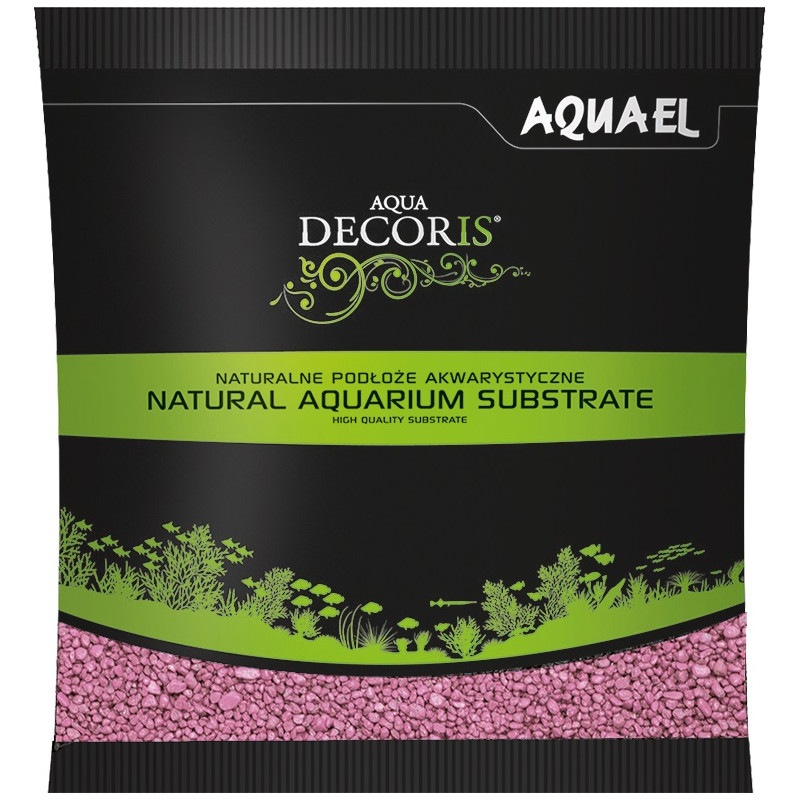Produktbild för Aquael Akvariegrus Decoris Rosa 2-3mm 1kg