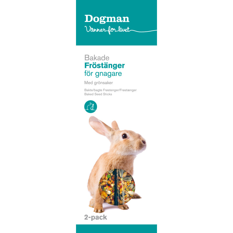 Produktbild för Dogman Fröstänger grönsaker 2p 112g