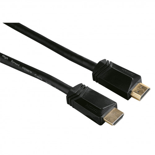 Hama Kabel HDMI High Speed Guld Svart 5.0m