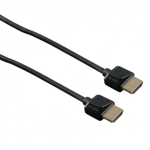 Hama Kabel HDMI Ethernet Flexislim Svart 1.5m