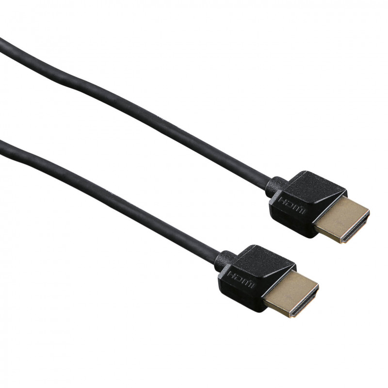 Produktbild för Kabel HDMI Ethernet Flexislim Svart 1.5m