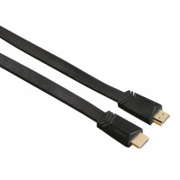 Hama Kabel HDMI Ethernet Platt Svart 3m