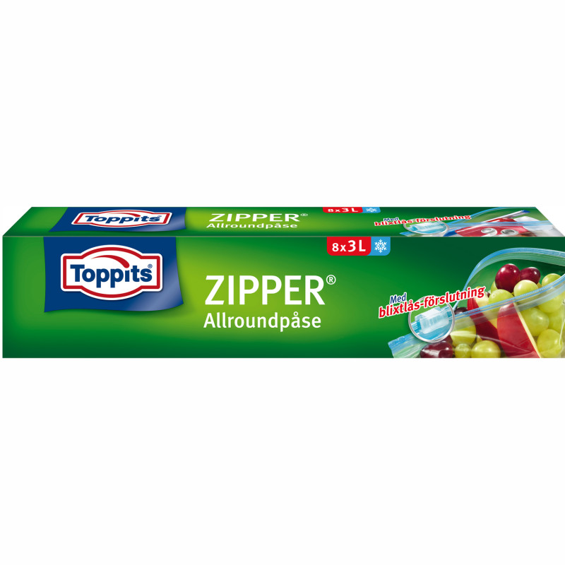Produktbild för ZIPPER 3L   12st DFP