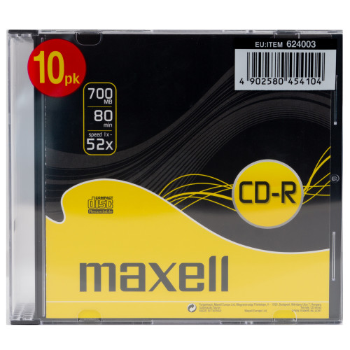 Maxell CR-R 10p Slimcase