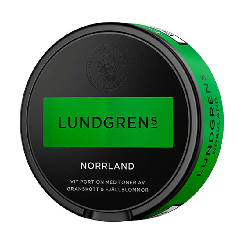 Produktbild för Norrland Vit Portionssnus 10-pack