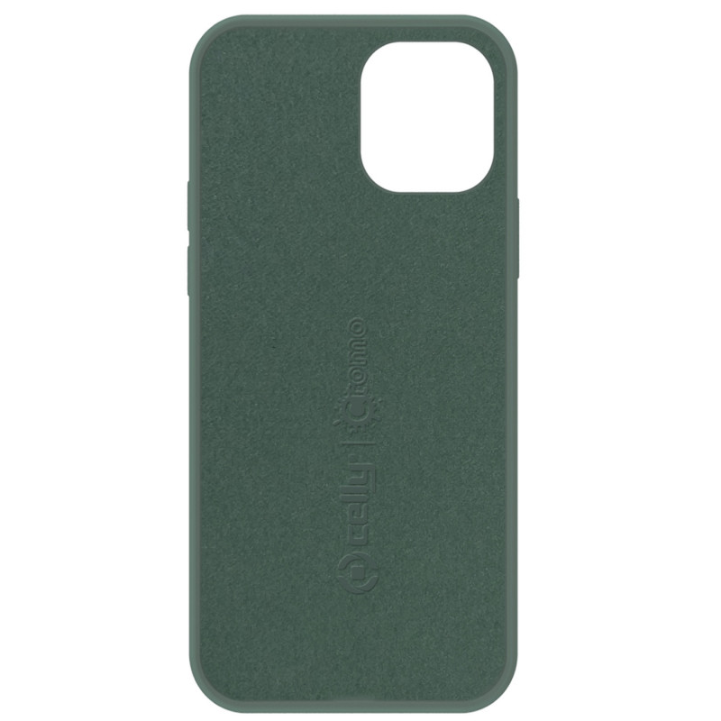 Produktbild för Cromo Soft rubber case iPhone 12 / 12 Pro Grö
