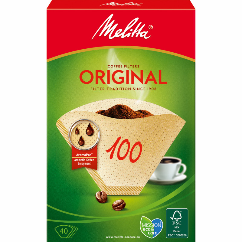 Produktbild för Kaffefilter 100 40pack  9st DFP