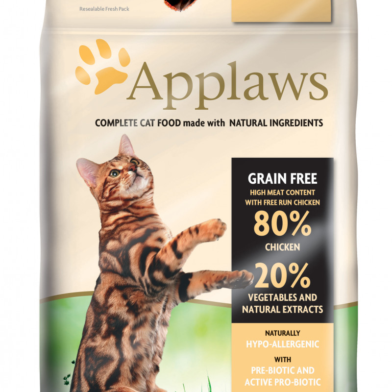 Produktbild för Applaws katt Adult Chicken 400 g